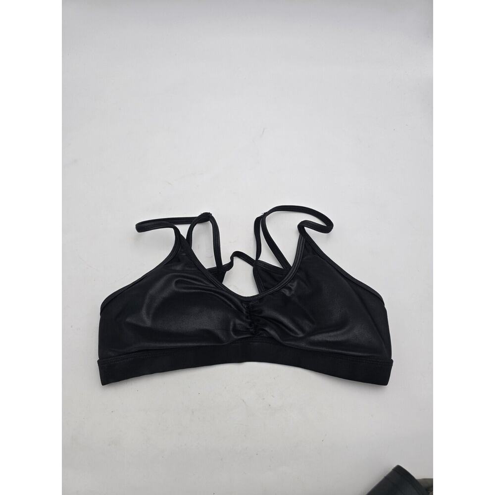 Koral Activewear Womens Era Foliage Black Yoga Sports Bra Athletic Sz M #J